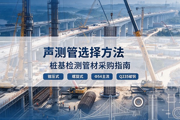 蛟河声测管选型标准