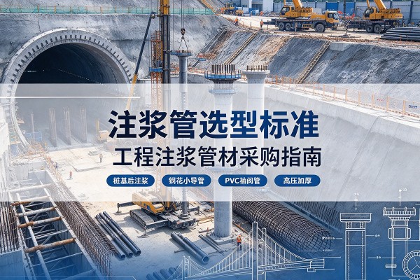 蛟河注浆管选型标准