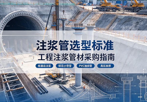 蛟河注浆管选型标准